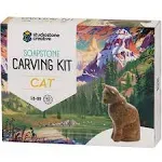 Studiostone: Cat Soapstone Carving Kit