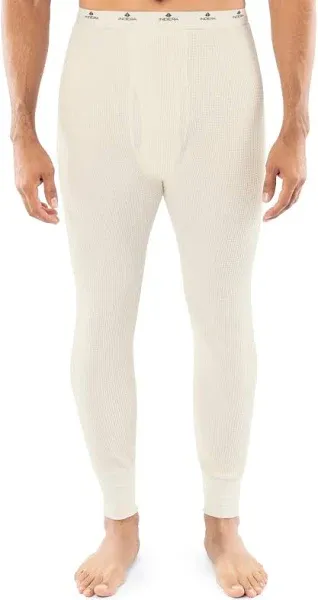 Indera Men's Cotton Waffle Knit Heavyweight Pant