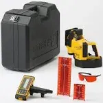 Stabila 3 Beam Self Leveling La 180L Laser Level Kit 300 ft. 5 PC