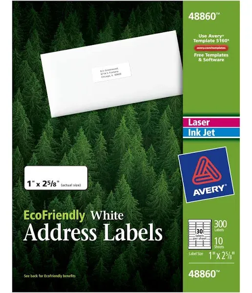 Avery EcoFriendly Address Labels