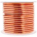 Mandala Crafts Anodized Aluminum Craft Wire for Jewelry Making - Bendable Flexible Copper Crafting Wire 10 Gauge Wire Colored for Bonsai - Armature