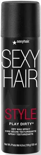 SexyHair Style Play Dirty Dry Wax Spray, 4.8 Oz | Body and Dimension | Helps ...