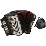 Hohner Accordions 3100GB 31-Key Panther Diatonic Accordion with Hohner Abg Gig Bag