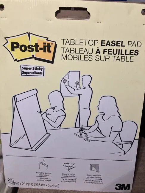 Post-it Doodle Pad Portable Art Easel