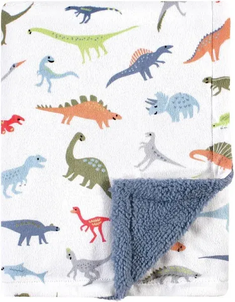 Hudson Baby Dinosaurs Plush Blanket