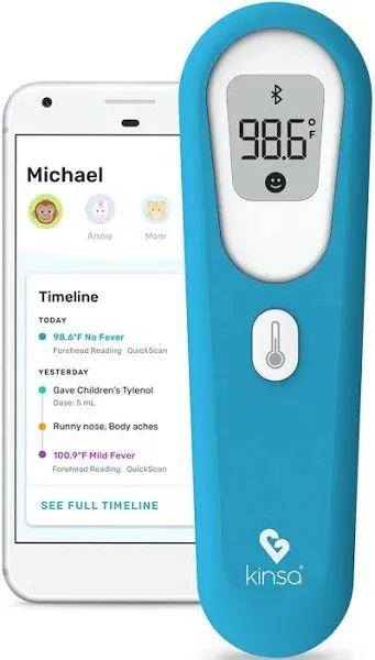 Kinsa QuickScan Smart Non-Contact Thermometer