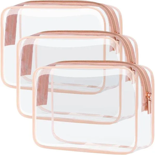 Packism Clear Makeup Bag 3 Pack