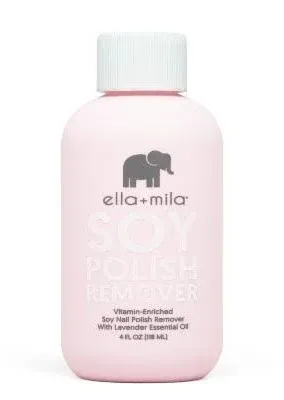 ella+mila Unscented Soy Nail Polish Remover (4 fl oz)