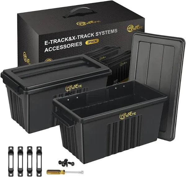 4pcs E-Track Basket / E-Track Box / E-Track Storage Bin