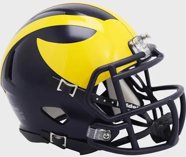 Michigan Wolverines Riddell Speed Mini Helmet