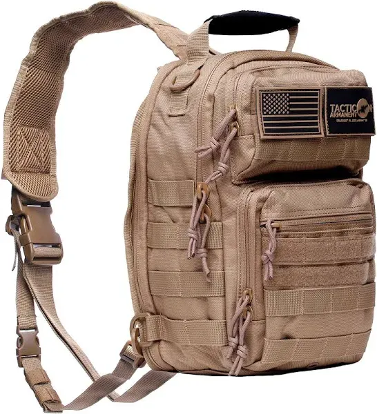  BattlePack Lite | Tactical Everyday Waterproof Sling Pack | Coyote Brown