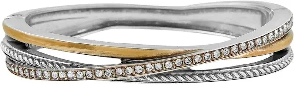 Brighton Neptune's Rings Narrow Hinged Bangle