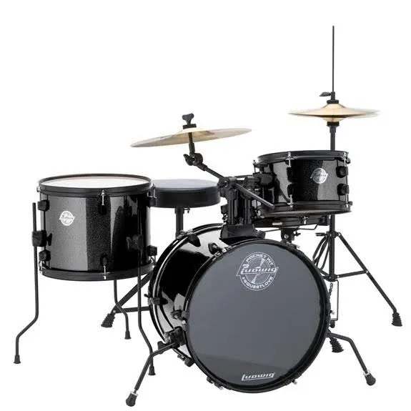 Ludwig Questlove Pocket Kit Black Sparkle