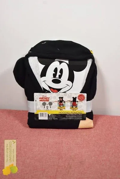 Disney Mickey Mouse Hooded Poncho Towel