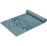 Gaiam Yoga Mat Premium Print Extra Thick Non Slip Exercise &amp; Fitness Mat for ...