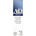 A+D Zinc Oxide Diaper Rash Cream - 4oz