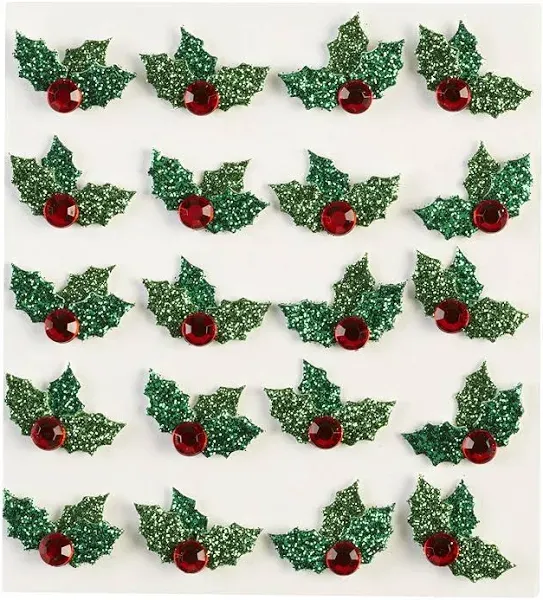 Jolee's Boutique Christmas Holly Stickers