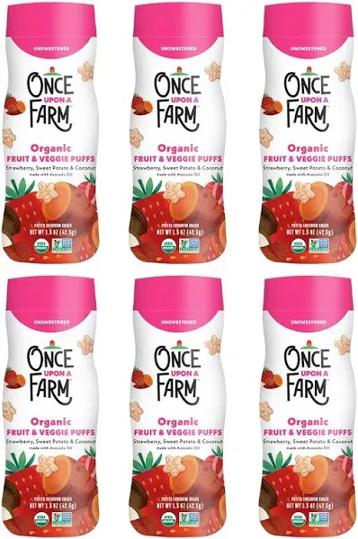 Once Upon A Farm Organic Fruit & Veggie Puffs