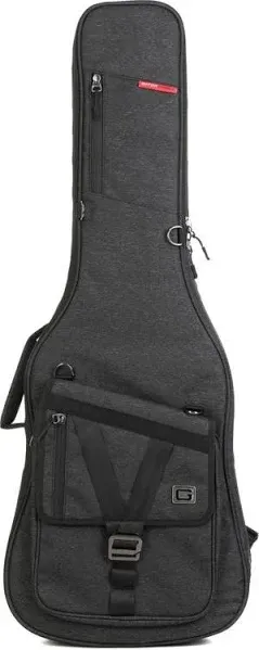 Gator Transit Series GT-ELECTRIC-BLK Electric Guitar Gig Bag, Charcoal Black