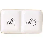 Sweet Water Decor Mr and Mrs Jewelry Dish