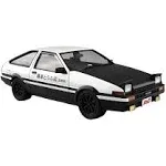 Aoshima: 1/24 Initial D - Takumi Fujiwara Ae86 Trueno Comics Vol. 37 Scale Model Kit