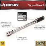 Husky H3DTWA 3/8 inch Click Torque Wrench - Silver