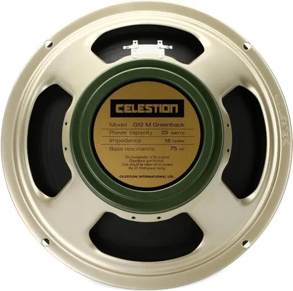 Celestion G12M Greenback Guitar Speaker