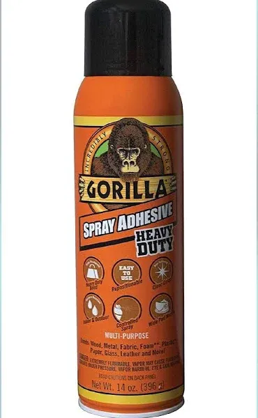 Gorilla Heavy Duty Repositionable Spray Adhesive