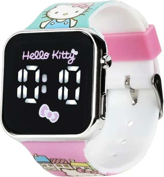 Hello Kitty LED Push Button Watch