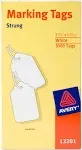 Avery Marking Tags, Strung, 2-3/4" x 1-11/16", 1,000 Tags (12201)