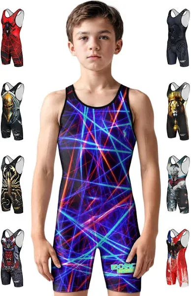 Exxact Sports Men's Sublimated Wrestling Singlet