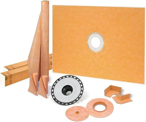 Kerdi-Shower-Kit 38" x 60" ABS Flange 2"