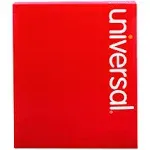 Universal Pressboard Classification Folder Letter Four-Section Red 10/Box