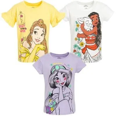 Disney Princess 3 Pack T-Shirts