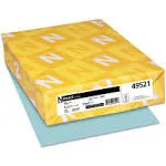 Neenah Paper Exact Index Card Stock, 110lb, 8.5 x 11, Blue, 250/Pack