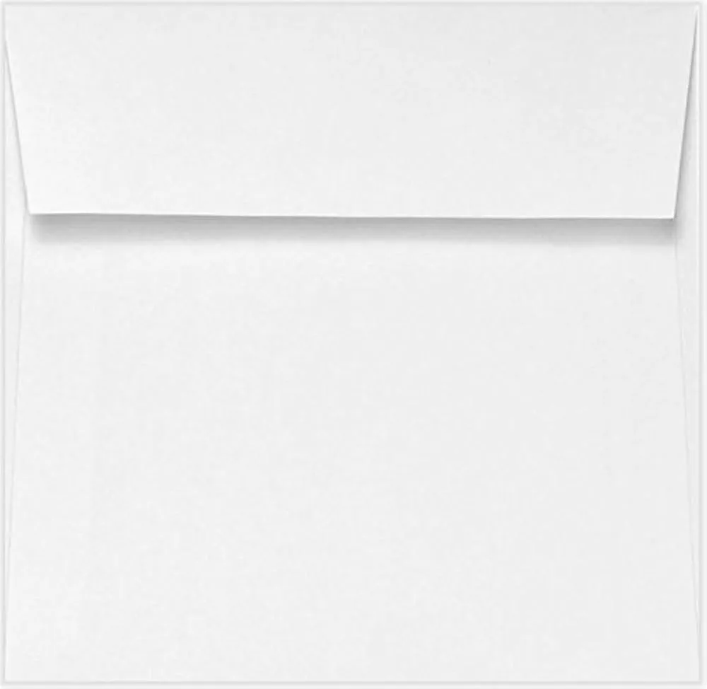 LUX 6 1/2 x 6 1/2 Square Envelopes 2 11/16 x 3 11/16  70lb. Bright White