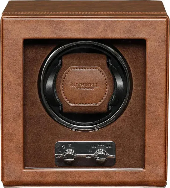 Rothwell Automatic Watch Winder with Multiple Speeds and Rotation Settings