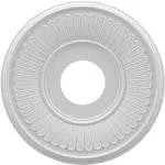 Ekena Millwork CMP13BE Berkshire Thermoformed PVC Ceiling Medallion (F