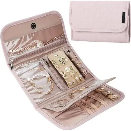 BELALIFE Foldable Travel Jewelry Case Organizer