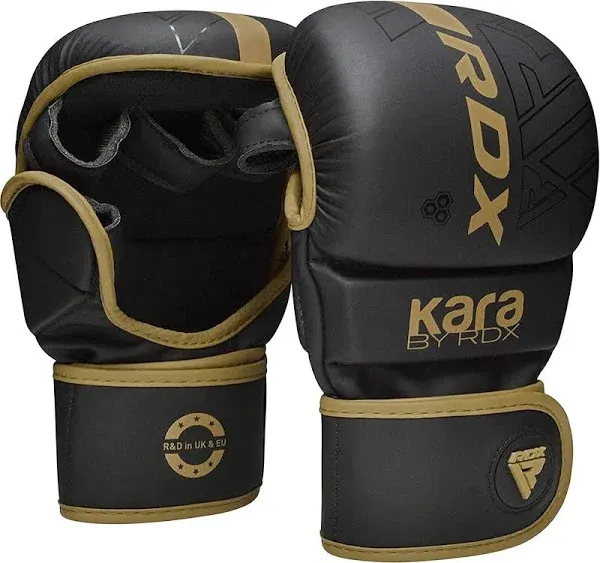 RDX MMA Gloves Sparring Grappling Hybrid Open Palm Martial Arts Mitts Men Women