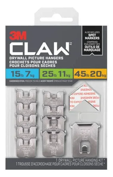 3M Claw Drywall Picture Hangers Variety Pack