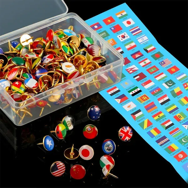 Outus 194 Pieces Creative Push Pins