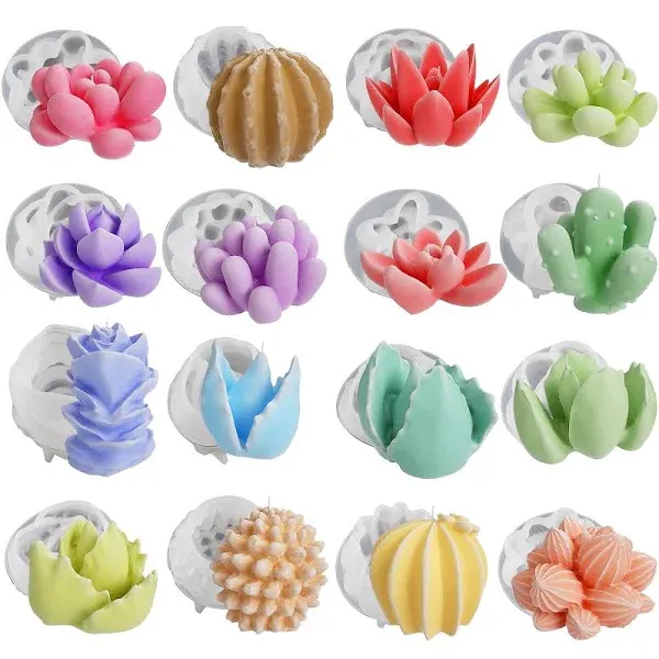 ESEDAGE 16 Pack Succulent Mold