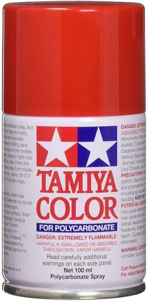 Tamiya PS-2 Polycarbonate Spray Red