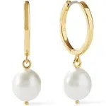 ANA Luisa Pearl Hoops - Medium Frida - Gold