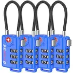 8 Locks Travel Sentry Forge TSA Luggage Locks Combination Lock Blue TSA21105