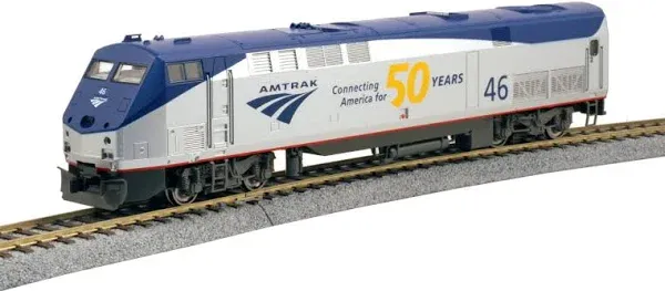 Kato 37-6112 HO Amtrak 50th Anniversary Phase V P42 Diesel Locomotive #46