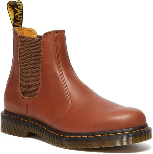 Men&#039;s Dr. Martens 2976 Carrara Leather Chelsea Boots, 31002225 Sizes Saddle Tan