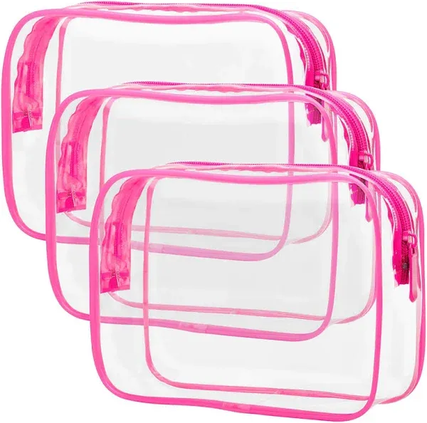 Packism Clear Makeup Bag TSA Approved Toiletry Bag Size