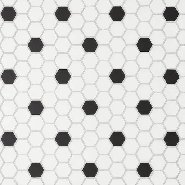 Deco Design 3 Le Cafe 1" x 1" Matte Porcelain Mosaic Tile